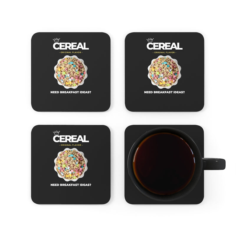 Cereal Corkwood Coaster Set of 4 - Sinna Get