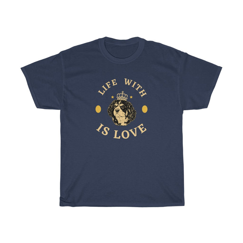 Life with dogs is love T Shirt
