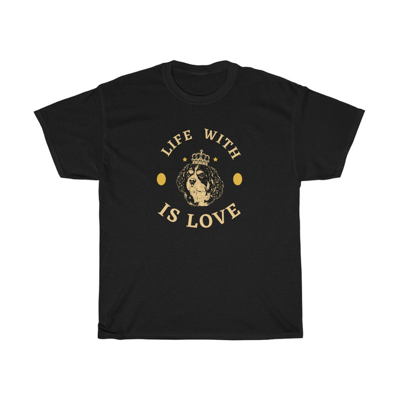 Life with dogs is love T Shirt
