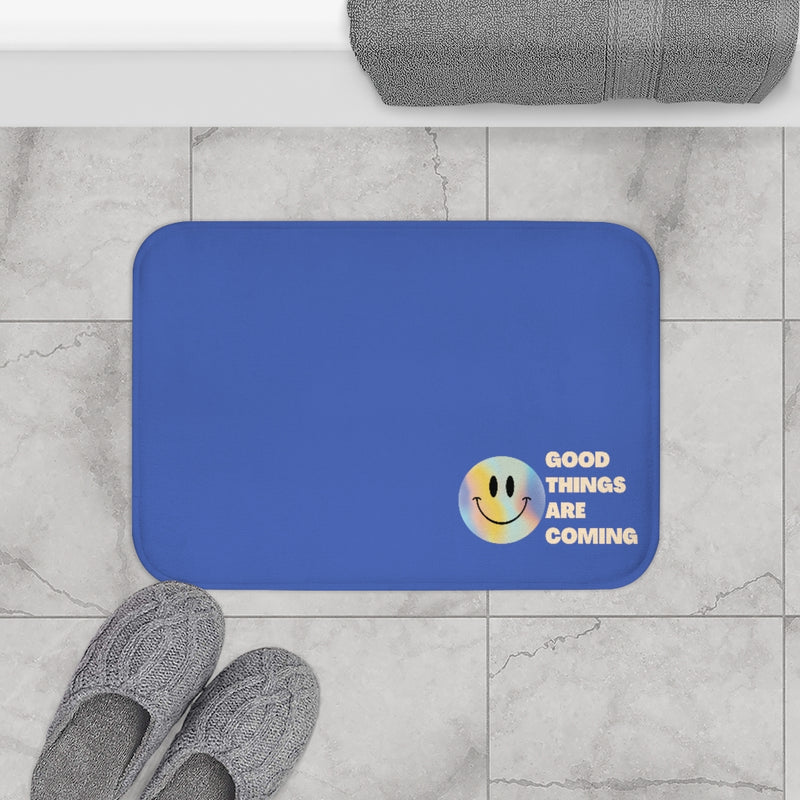 Good Things are Coming Bath Mat