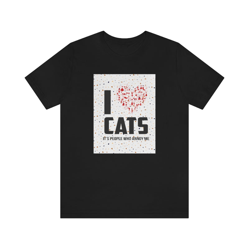 I love Cats Jersey T Shirt - Sinna Get