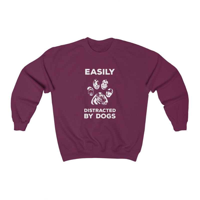 Easily distracted by dogs Crewneck Sweatshirt - Sinna Get