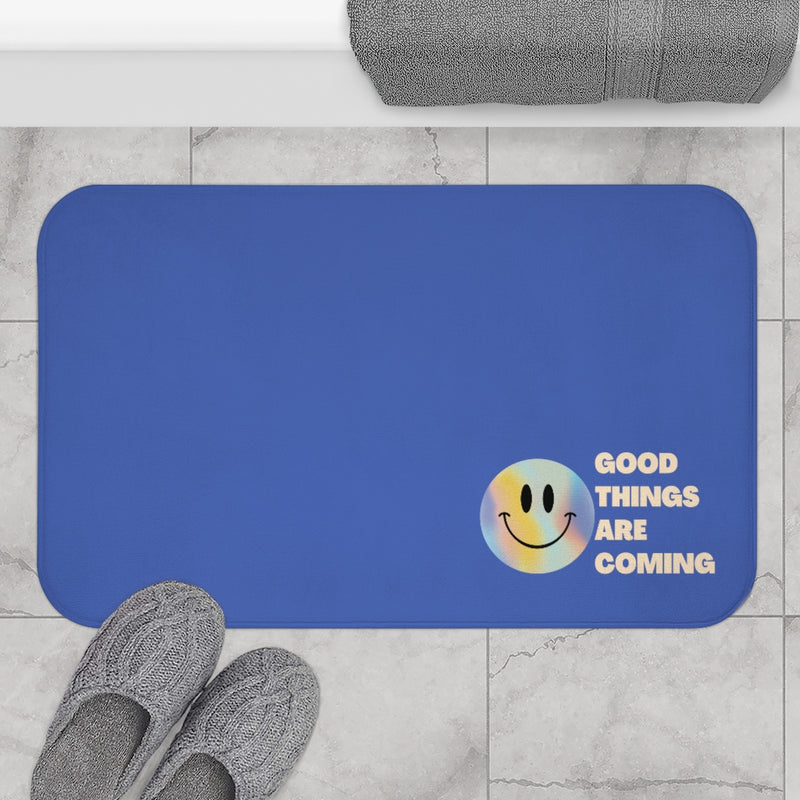 Good Things are Coming Bath Mat