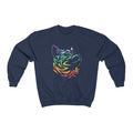 Colorful Cat Crewneck Sweatshirt - Sinna Get