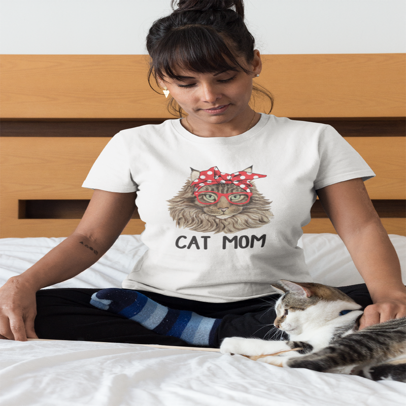 Cat mom Jersey T Shirt - Sinna Get