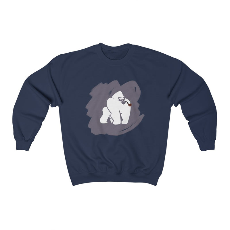 Gorilla smoking pipe Crewneck Sweatshirt
