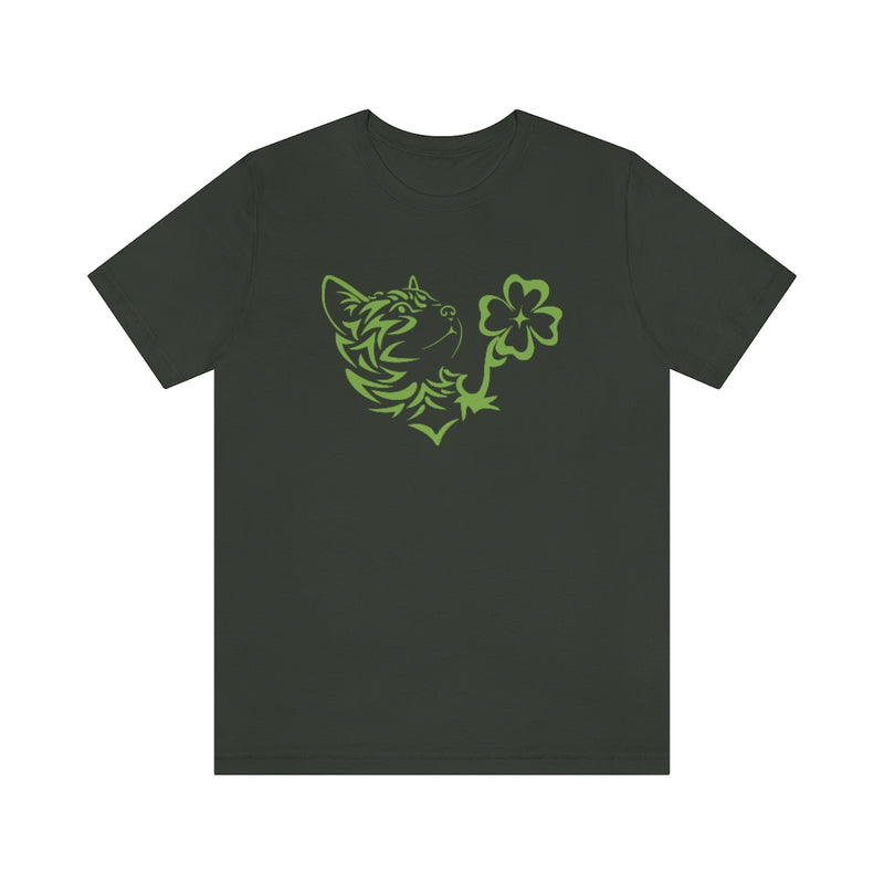 Cat and Clover Jersey T Shirt - Sinna Get