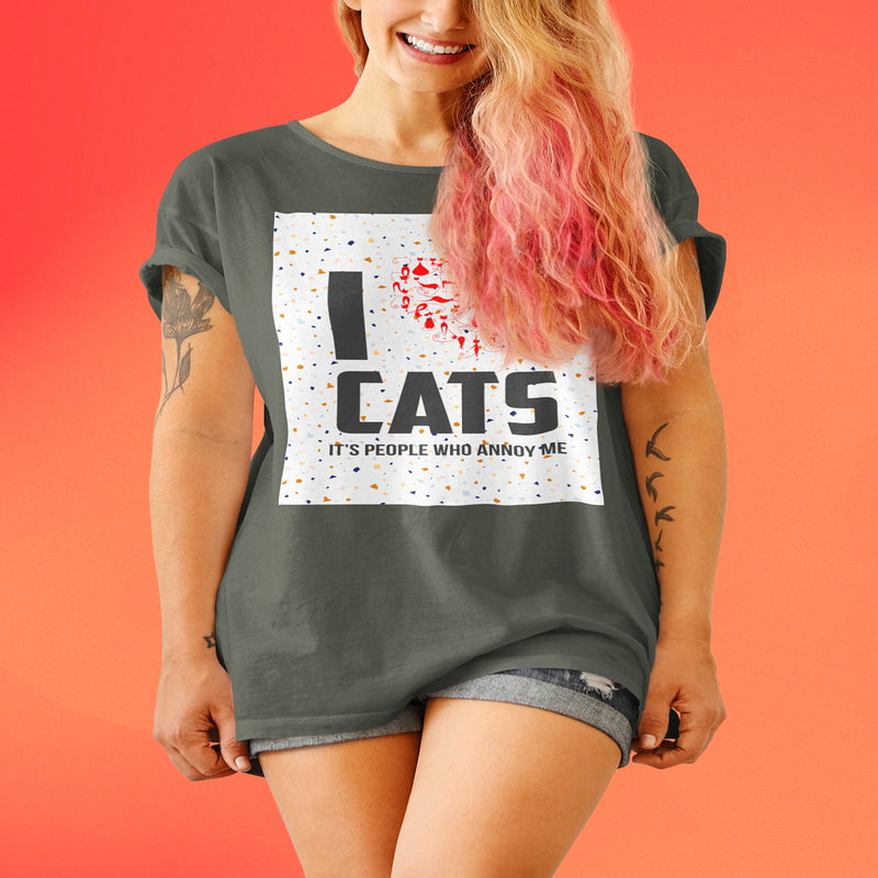 I love Cats Jersey T Shirt
