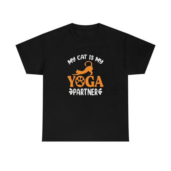 My Cat is My Yoga Partner T Shirt