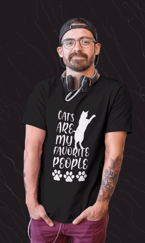 Cats are my people Jersey T Shirt - Sinna Get