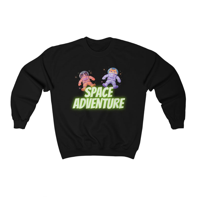 Space Adventure Cat & Dog Crewneck Sweatshirt